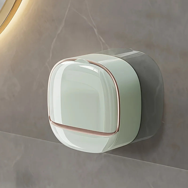 Elevate Your Bathroom with Our Stylish Wall-Mounted Soap Box - Keep Soap Dry and Accessible!