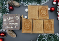 5 Stück Original Aleppo-Seife(60% Lorbeeröl ) ca, 1Kg + 1 Geschenk (Holzbox)